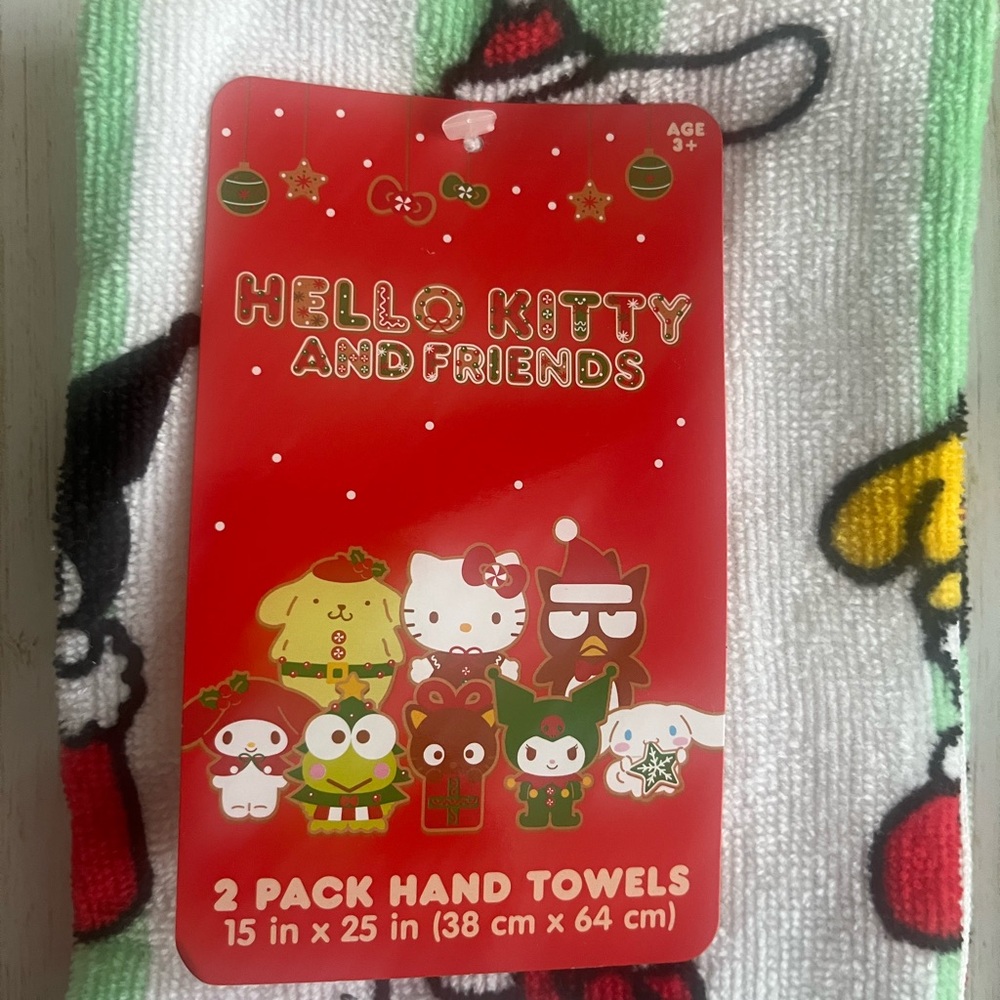 Hello Kitty Hand Towels Set - Picture 2 of 3